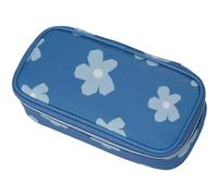 Schneiders Walker by 90ies - Estuche Escolar con diseño de Flores, Color Azul Claro