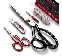 Schneiderschere - 6 pulgadas Heady Duty Schere zum Stoffschneiden Professionor or Ultra Scharfe Stoffschneiderschere Mehrzweck-Allzweck-Schneiderschere Leder Titan Schere (weiß)