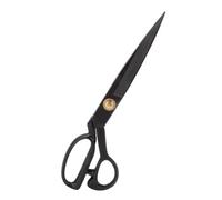 Sastre Tijeras Retro Acero Negro Tijeras de costura profesionales Ropa Tela de cuero Artesanía Tijeras Tijeras(HC-12in)