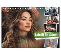 Schnitt Für Schnitt (Tischkalender 2026 DIN A5 quer), CALVENDO Monatskalender: Mit Schere, Kamm und einem Lächeln, zauberst du aus Bad-Hair-Days echte Glanzmomente und das jeden Tag aufs Neue.
