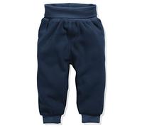 Schnizler Baby Bloomers Fleece with Knitted Waistband Pantalones de Deporte Unisex bebé, Navy Blue 11, 74 cm