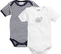 Schnizler Pack múltiple de Body para bebé, Azul (Marine/Weiß 171), 74 (Talla del Fabricante: 74/80) Unisex niños