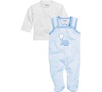 Schnizler Strampler-Set Interlock Elefant Polaina, Azul (Bleu 17), 68 para Bebés