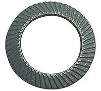 Schnorr 881200140040000 Seguridad Scheibe S M 4 Muelle mecánico de acero galvanizado, Plata