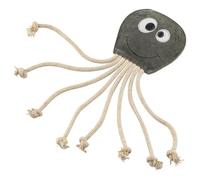 Schnüffelfreunde Juguete para perros Otto - Pulpo con cuerdas de arrastre - Juguete para perros de piel