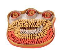 Schnüffelmatte, Schnüffelmatte Für Hunde | 49 X 49 Cm Weiche Schnüffelmatten Für Welpen | Lustiges Interaktives Anreicherungsspielzeug, Futtersuchunterlage Für Haustiere Ir Rassen, Verbessert Das G