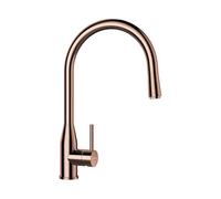 Schock 559120COP KAVUS-Grifo de Cocina en Cobre con Revestimiento de Alta presión de Acero Inoxidable con alcachofa Extensible y Chorro de Agua Ultra silencioso, Copper, 400 x 225 month