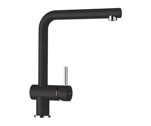 SCHOCK Epos Onyx - Grifo de cocina de alta presión con caño fijo y conexiones estándar