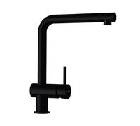 SCHOCK Epos Puro - Grifo de cocina de alta presión con alcachofa extensible, color negro