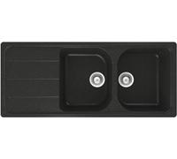 Schock Formhaus D200A51 Cristalite Plus - Fregadero (116 x 50 x 20 cm), color gris