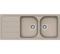 Schock Formhaus D200A58 Cristalite Plus Avena - Fregadero (116 x 50 x 20 cm)
