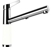 SCHOCK Grifo de cocina SC-510 Day - Grifo de alta presión CRISTADUR Green Line con manguera extensible y conectores estándar