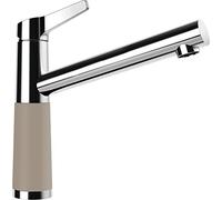SCHOCK Grifo de cocina SC-510 Twilight - marrón CRISTADUR baja presión grifo con caño fijo y conexiones estándar estándar