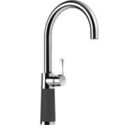 SCHOCK Grifo de cocina SC-520 Dusk - Gris, Gris, alta presión, con caño fijo y conectores estándar