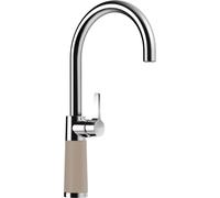SCHOCK Grifo de cocina SC-520 Twilight - marrón CRISTADUR de alta presión con caño fijo y conectores estándar
