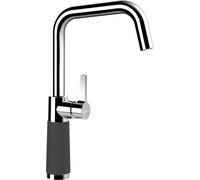 SCHOCK Grifo de cocina SC-530 Dusk - Gris, Gris, alta presión, con caño fijo y conectores estándar