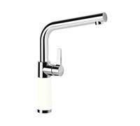 SCHOCK Grifo de cocina SC-540 Night - Grifo de alta presión CRISTADUR Green Line con caño fijo