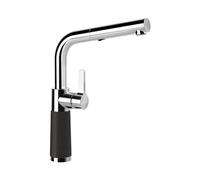 SCHOCK Grifo de cocina SC-540 Onyx - Grifo de alta presión CRISTALITE con manguera extensible y conexiones estándar