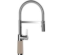 SCHOCK Grifo de cocina SC-550 Twilight - Marron CRISTADUR de alta presión con caño fijo y conectores estándar