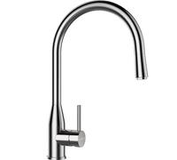 SCHOCK KAVUS - Grifo de cocina (acero inoxidable, alta presión, con alcachofa extraíble)