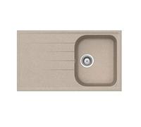 Schock Lithos D100 Fregadero, Piedra, Avena, 86 x 50 x 22 cm