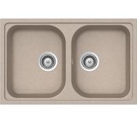 Schock Lithos n200s Fregadero, Cristalite Plus, Avena, 79 x 50 x 25 cm