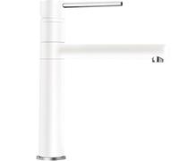 SCHOCK | Mezclador Aqualine con boca de fuente, color blanco absoluto, h264,5 cm