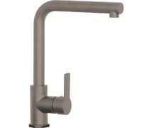 SCHOCK - Mezclador Aquatown ducha monomando con caño alto de puente y | Alcachofa extraíble, color gris pardo, 320 cm de altura