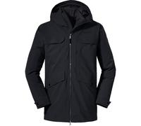 Schöffel 3 en 1, Talla M Invierno Impermeable y Cortavientos para Hombre, Parka con Chaqueta Interior Acolchada extraíble, Negro, 58