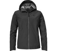 Schöffel Chaqueta para mujer estilo Bohorok WMS, impermeable, transpirable, chaqueta de exterior elegante con capucha y dobladillo