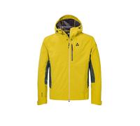 SCHÖFFEL Chaqueta softshell de touring para hombre Milagle con capucha oro | 56