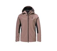 SCHÖFFEL Chaqueta softshell de touring para mujer Milagle con capucha marrón claro | 36