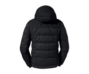 Schöffel En el Interior Boston M Chaqueta Deportiva de Invierno con Capucha, Impermeable y Resistente al Viento, Hombre, Negro, 46