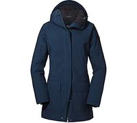 Schöffel Ins. Parka Rotterdam L 424 Parca/Abrigos, Mujer, Azul Marino, 40