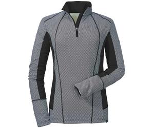 Schöffel Lech2 Manga larga damas, negro-gris, tamaño 36 para Mujer