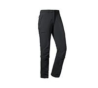 Schöffel Pantalones con Cremallera Engadin1 Mujer, Negro, 62