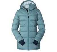 Schöffel Parka aislada para Mujer Boston L, Parka Impermeable y Cortavientos, Abrigo de Invierno Funcional y Elegante, Cloudy Storm, 40