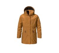 SCHÖFFEL Parka de invierno para mujer Malkay con capucha mostaza | 36