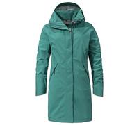 Schöffel Parka Sardegna L Abrigo de Lluvia, Verde petróleo, 34 para Mujer