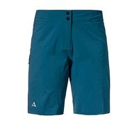 Schöffel Shorts Danube L Pantalones Cortos de Senderismo, Azul Marino, 46 para Mujer