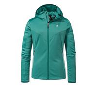 Schöffel Sudadera con Capucha de Forro Polar Svardalen L Chaqueta, Verde petróleo, 34 para Mujer
