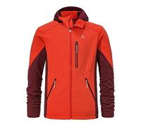 Schöffel Sudadera con Capucha Lodron M Chaqueta Polar, Hombres, Poinciana, 48 cm