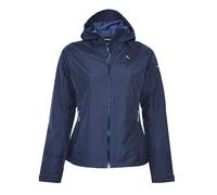 Schöffel Wamberg L - Chaqueta de Senderismo para Mujer con Capucha Ajustable, crisantemo, Talla 30 EU, Azul Marino, 46