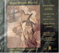 Schoenberg - A Survivor from Warsaw, for narrator, male chorus & orchestra, Op. 46 / Van De Vate - Krakow Concerto / Penderecki - Dies Irae, oratorio