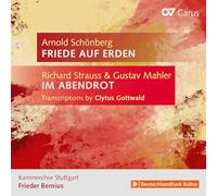 Schoenberg : Friede auf Erden. Strauss, Mahler : Lieder (transcriptions de Clytus Gottwald). Bernius.