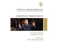 Schoenberg : la nuit transfigurée. strauss : une symphonie alpestre. thielemann. [Francia] [DVD]