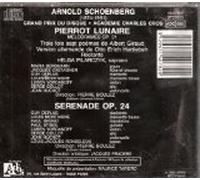 Schoenberg: Pierrot Lunaire, Op. 21; Serenade, Op. 24 [RARE]