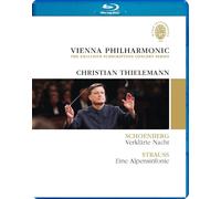 Schoenberg : la nuit transfigurée. strauss : une symphonie alpestre. thielemann. [Francia] [Blu-ray]