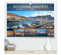 Schöne Häfen zwischen Island und Barbados (hochwertiger Premium Wandkalender 2026 DIN A2 quer), Kunstdruck in Hochglanz: Bezaubernde und einzigartige Häfen auf der ganzen Welt