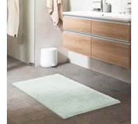 Schöner Wohnen Collection Alfombra de baño 67 x 110 cm - Reversible - Lavable - 100% algodón - Unicolor - Menta